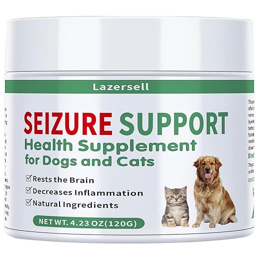 Seizure Support for Dogs and Cats - Natural Herbal Help Relieve Anxiety - Slows Seizures, Rests The Brain, Decreases Inflammation