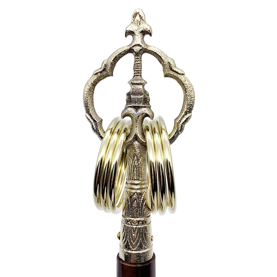 錫杖 十二環 レトロ アンティーク ヴィンテージ しゃくじょう 錫杖 十二環 レトロ アンティーク ヴィンテージ しゃくじょう