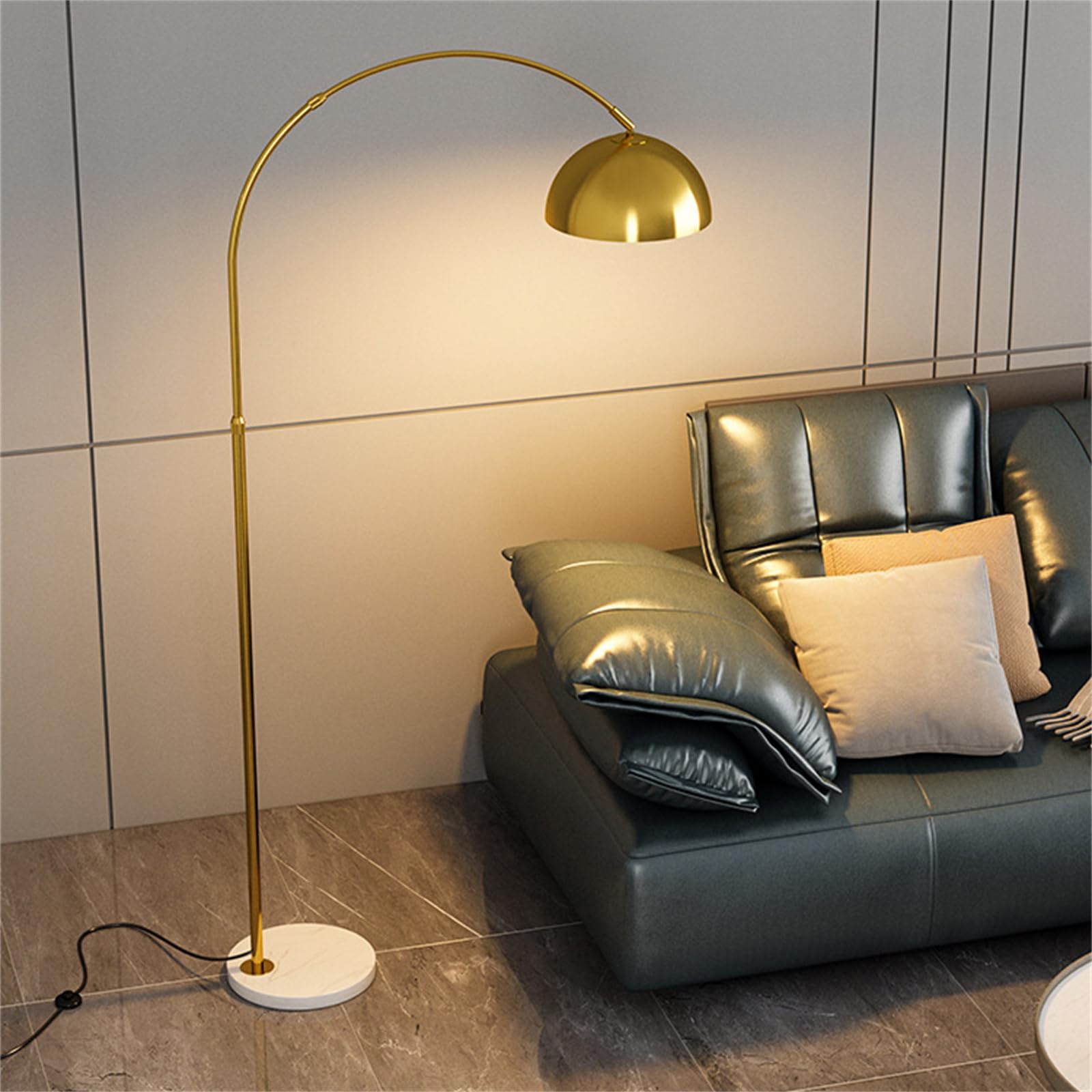 Amazon.co.jp : リビングルーム用アークフロアランプ - リモコンと