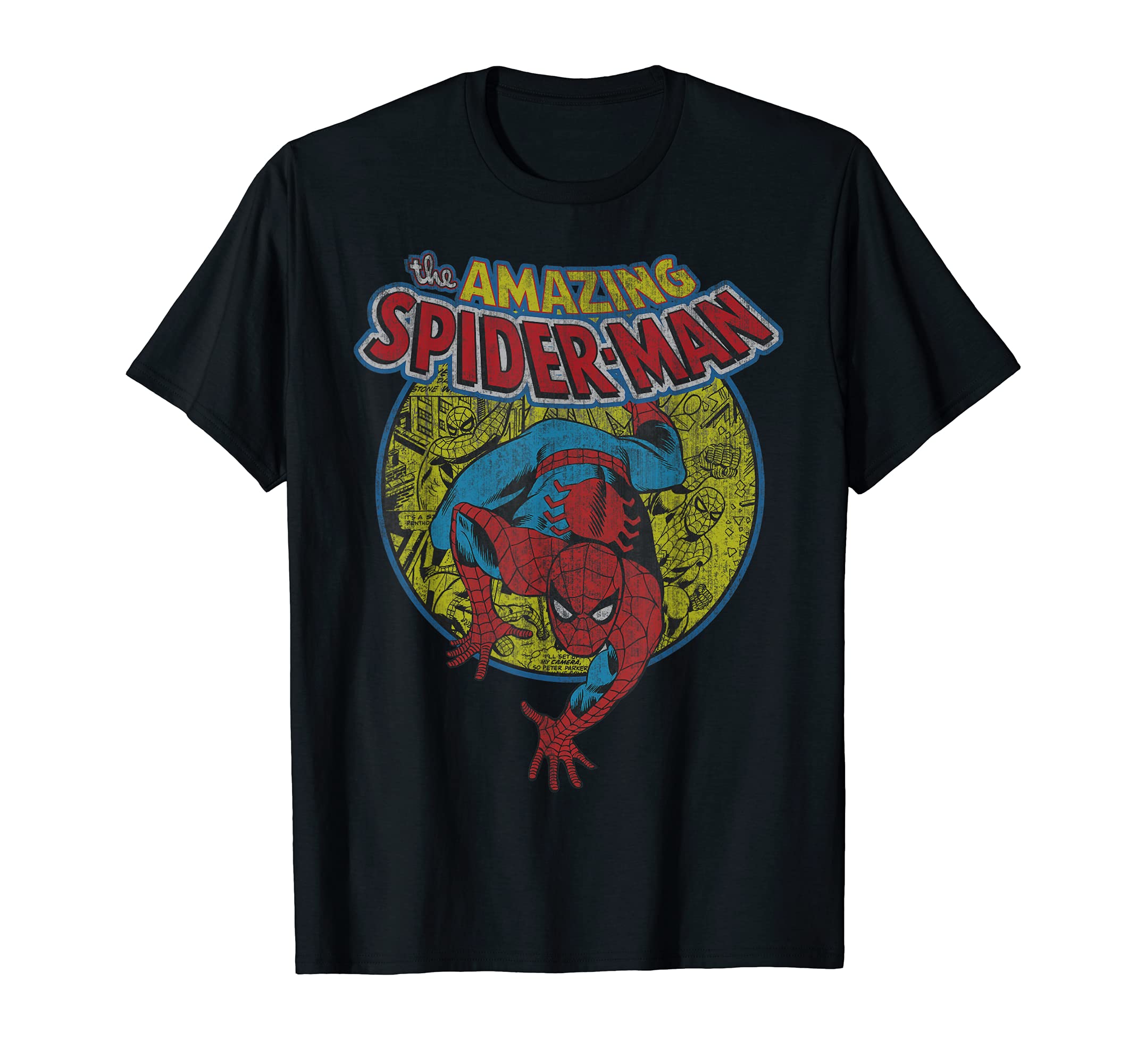 Marvel Amazing Spider-Man Vintage Comic T-Shirt