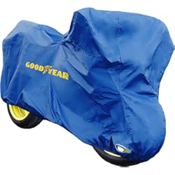 Funda Antideslizante Para Honda Wave Goodyear Funda Protectora para Moto Talla M Doble Capa con Ojal de Seguridad