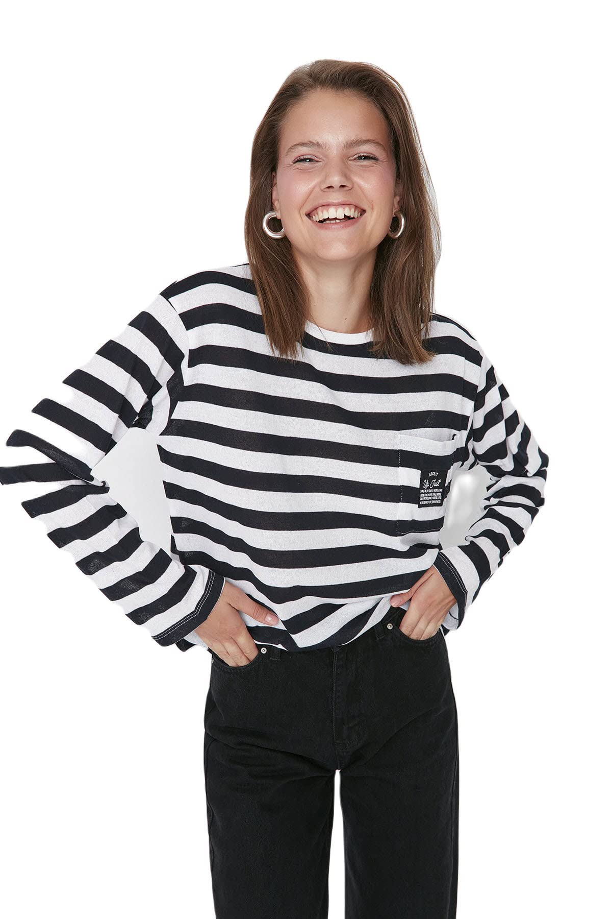 Trendyol Women Regular Basic Crew Neck Knit Blouse
