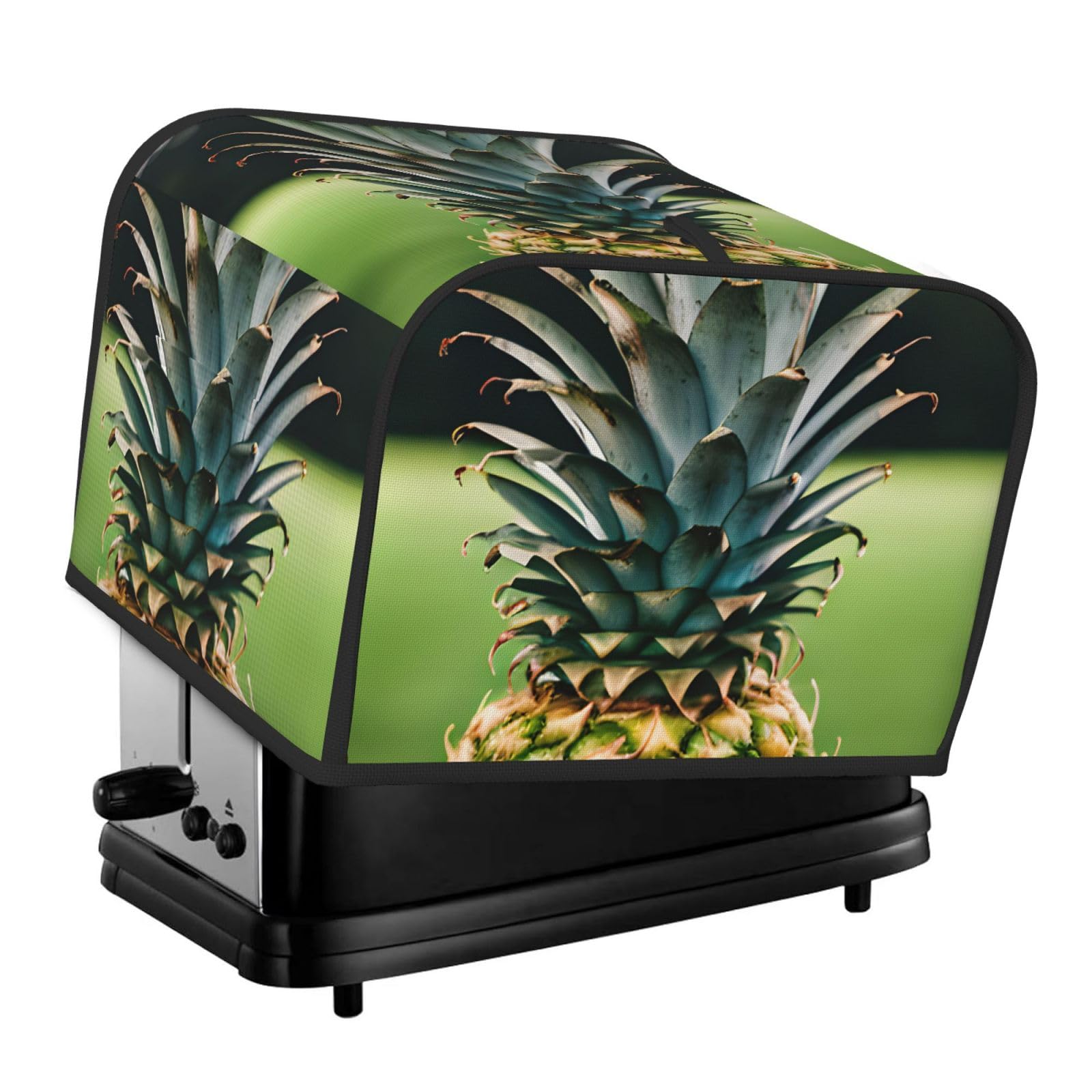 Be A Pineapple Print 4 Slice Toaster Cover Toasters Dustproof Heat Resistant Kitchen Appliance Protector
