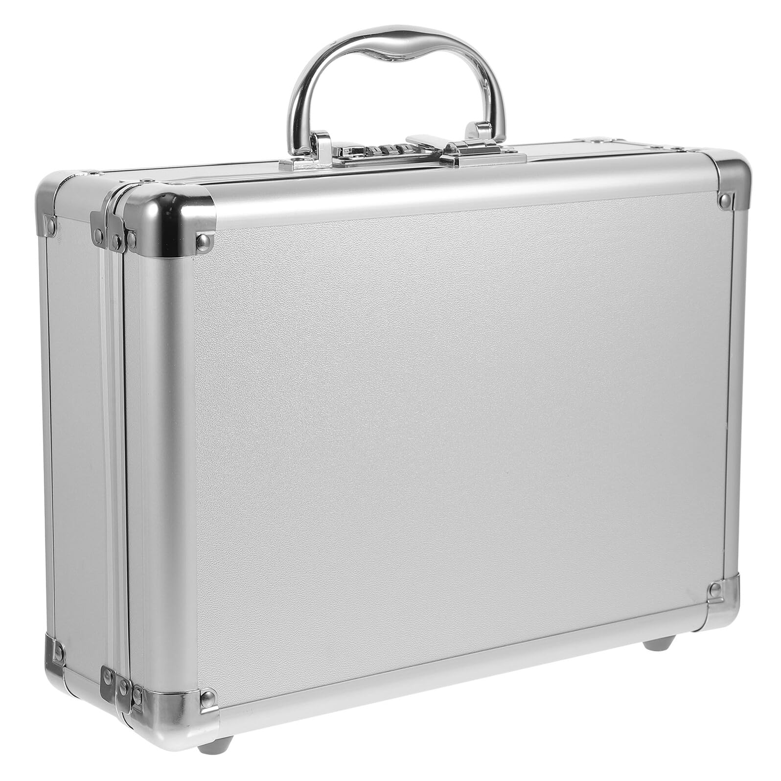 Ipetboom Mallette en Aluminium Rigide Petite Taille avec Serrure à Code Valise de Rangement Multifonction Portable Boîte à Outils Sécurisée avec Poignée Étui de Transport pour Outils et
