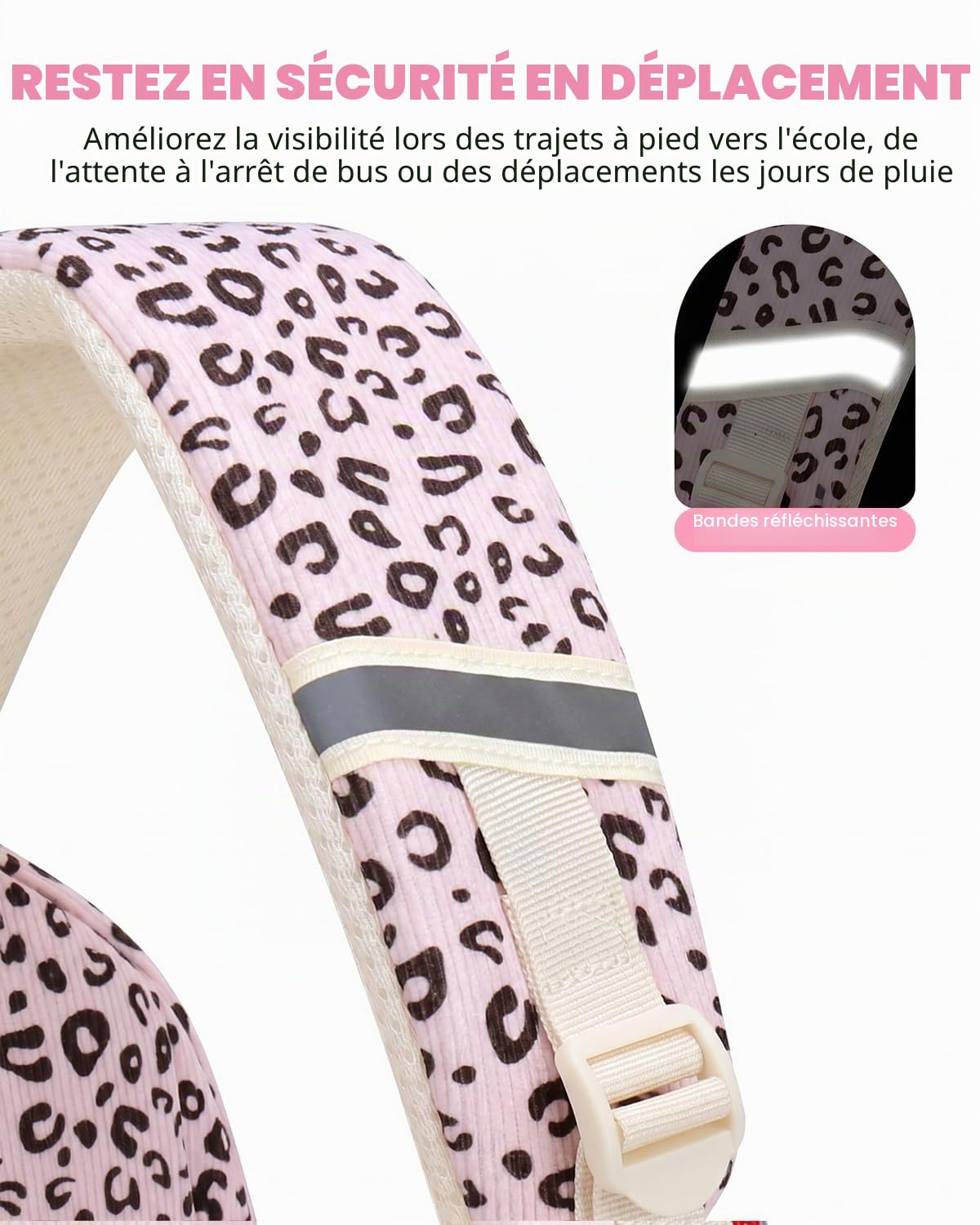 Amythe Cartable École Filles Compartiment Laptop Lycée Collège Grand, Fleur | Compartiment Laptop Lycée Collège Grand Daypack Cord Imperméable Fleur Multi-Poches Spacieux Robuste pour École Voyage