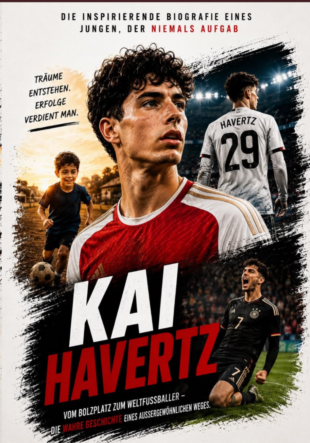 Kai Havertz (Kinderbuch Biografie): Die inspirierende Biografie eines Jungen, der niemals aufgab (Die Geschichten großer Fußballhelden - Kinderbücher Biografien von Fußballern)