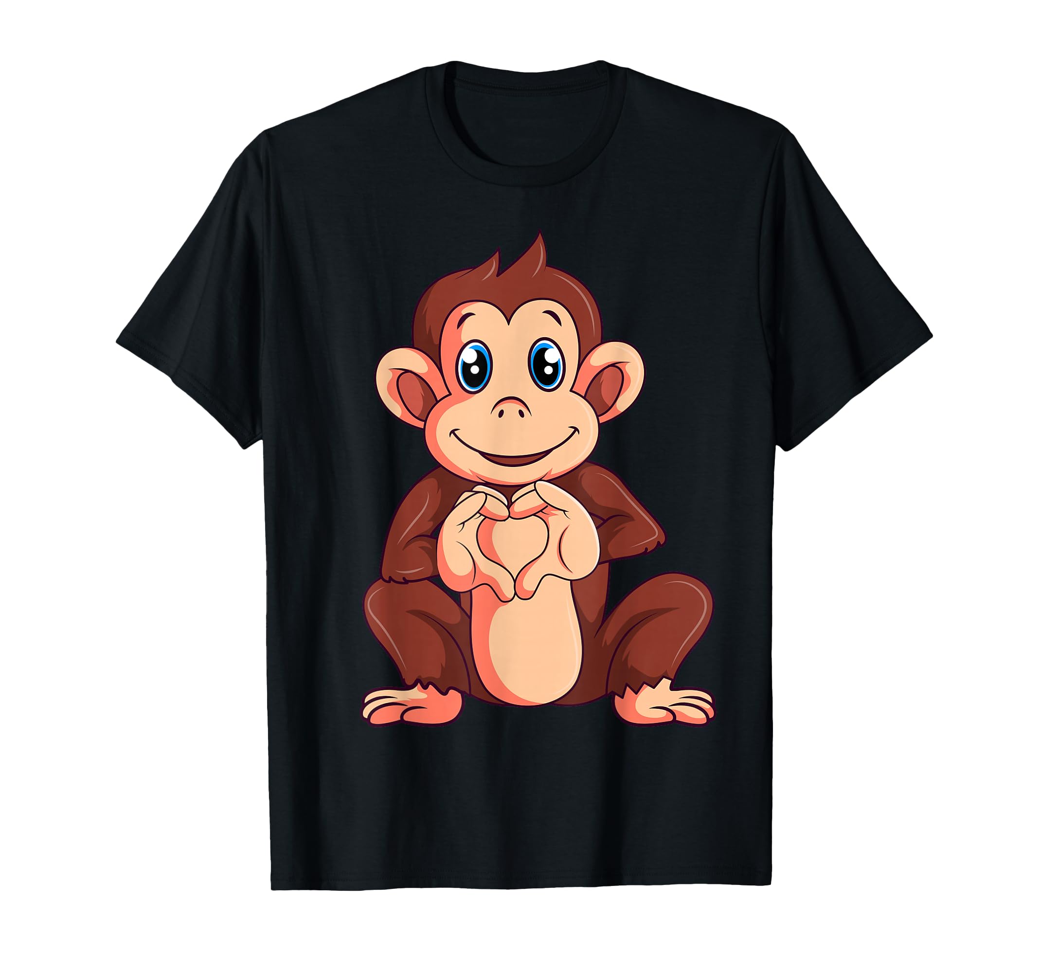 Monkey Lover Women Kids Toddler Girls T-Shirt