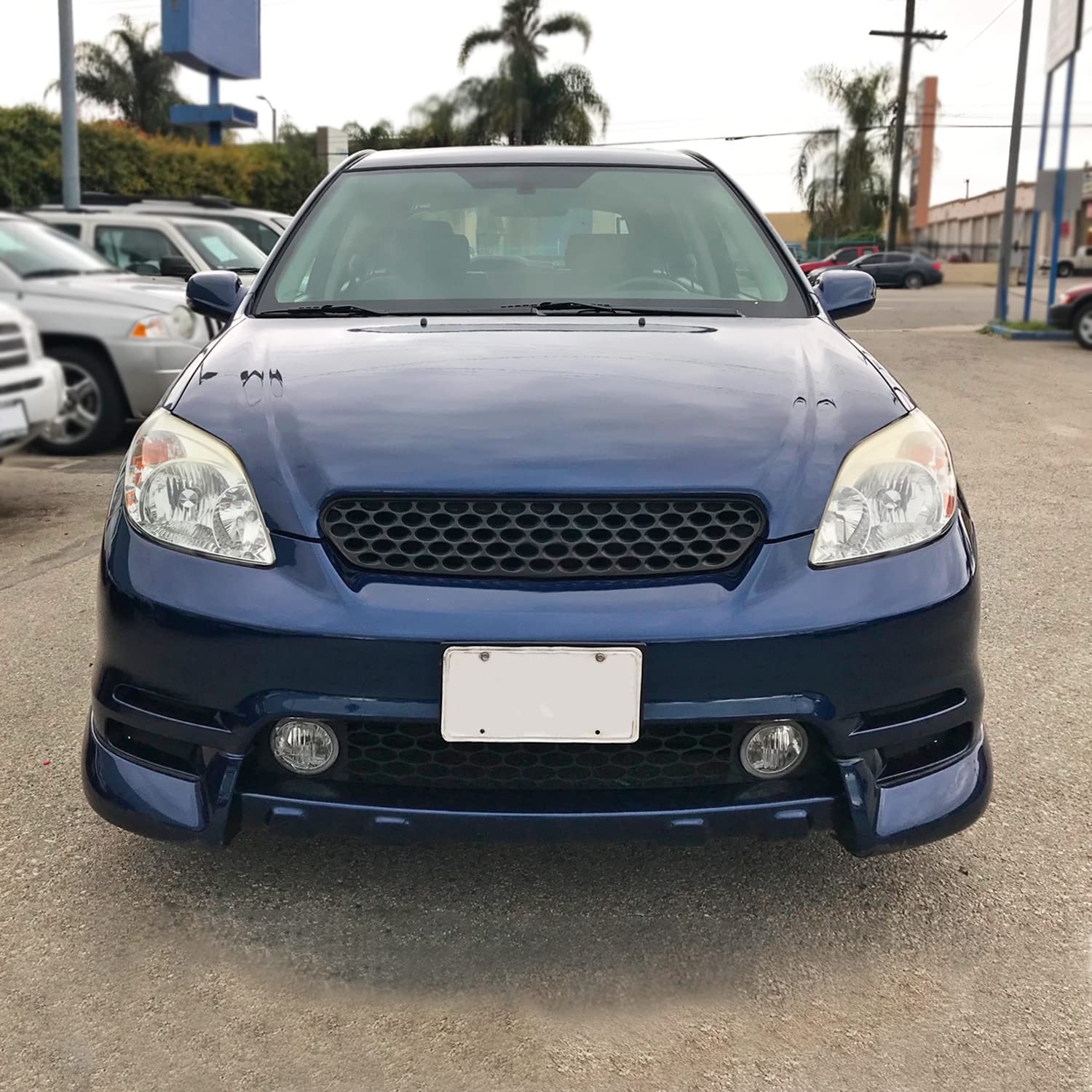 Spec-D Tuning Clear Bumper Driving Fog Lights + Bulbs Compatible with 2003-2008 Toyota Matrix, Pontiac, Vibe, L+R Pair Assembly