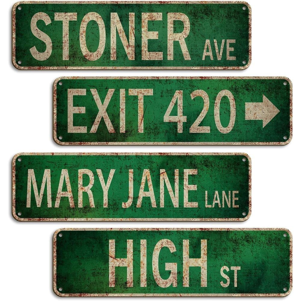 Aundhegrtt As Shown 1Set Vintage Decor Street Sign Decor Indoor And Outdoor Decor Road Sign Decor Street Decor