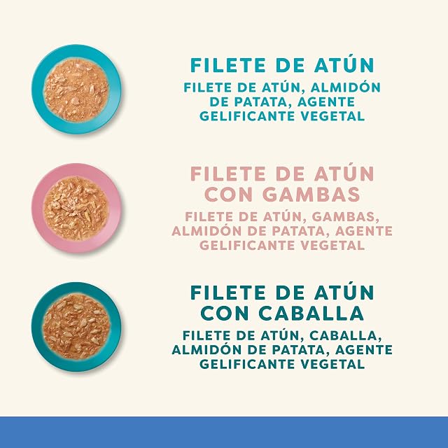 Foto 3 de 6 de Applaws 100 % Natural Comida húmeda para Gatos Adultos, selección de Pescado en Salsa Multipack
