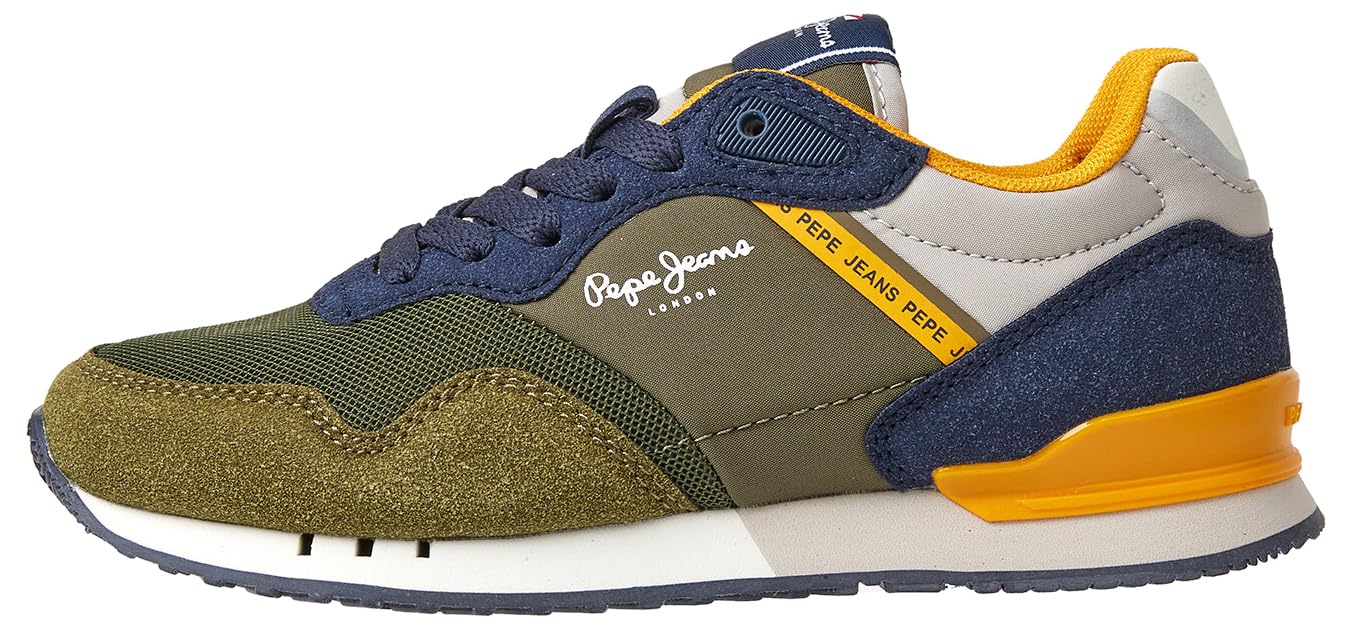 Pepe Jeans Boys Multicolor London Forest Sneaker - Kids Sneakers - 32 Eu - Kids