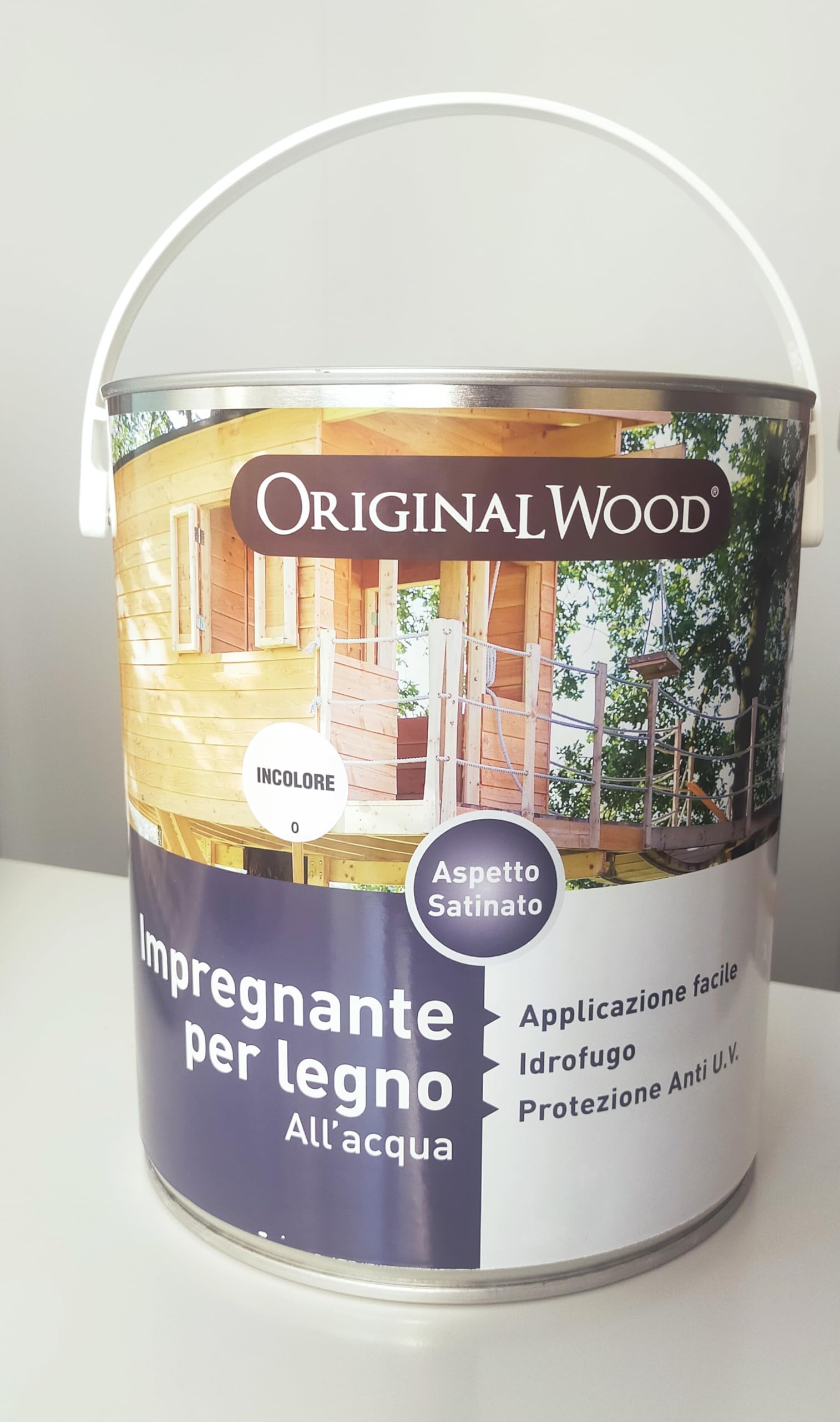 IMPREGNANTE ALL'ACQUA PER LEGNO 5 L TONALITA' INCOLORE