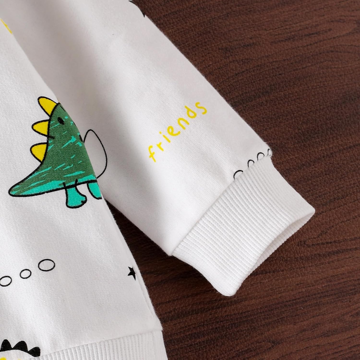 Toddler Boy Clothes Baby Dinosaur Pullover Sweatshirt Infant Pocket Jeans Pants Fall Winter Outfits Set 12 Months-5T - Image 5