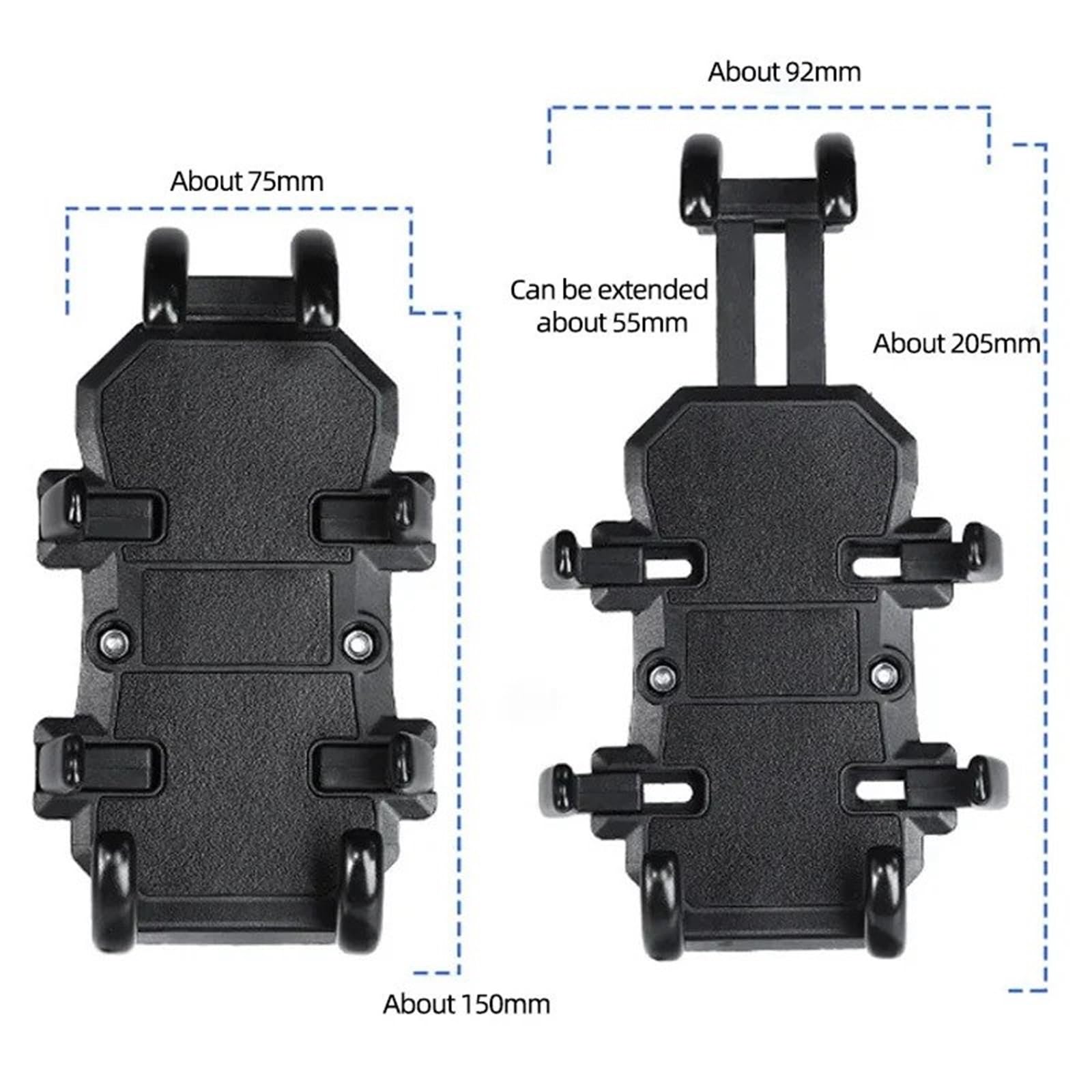Soporte Universal para Teléfono De Bicicleta De 4,7 A 7 Pulgadas A Prueba De Golpes