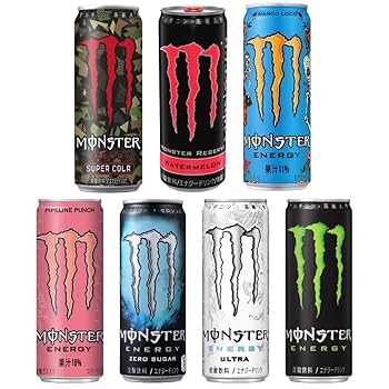ゆまくろ☆モンスターエナジードリンク53本セット Amazon.co.jp: アサヒ飲料 モンスター エナジードリンク 7種