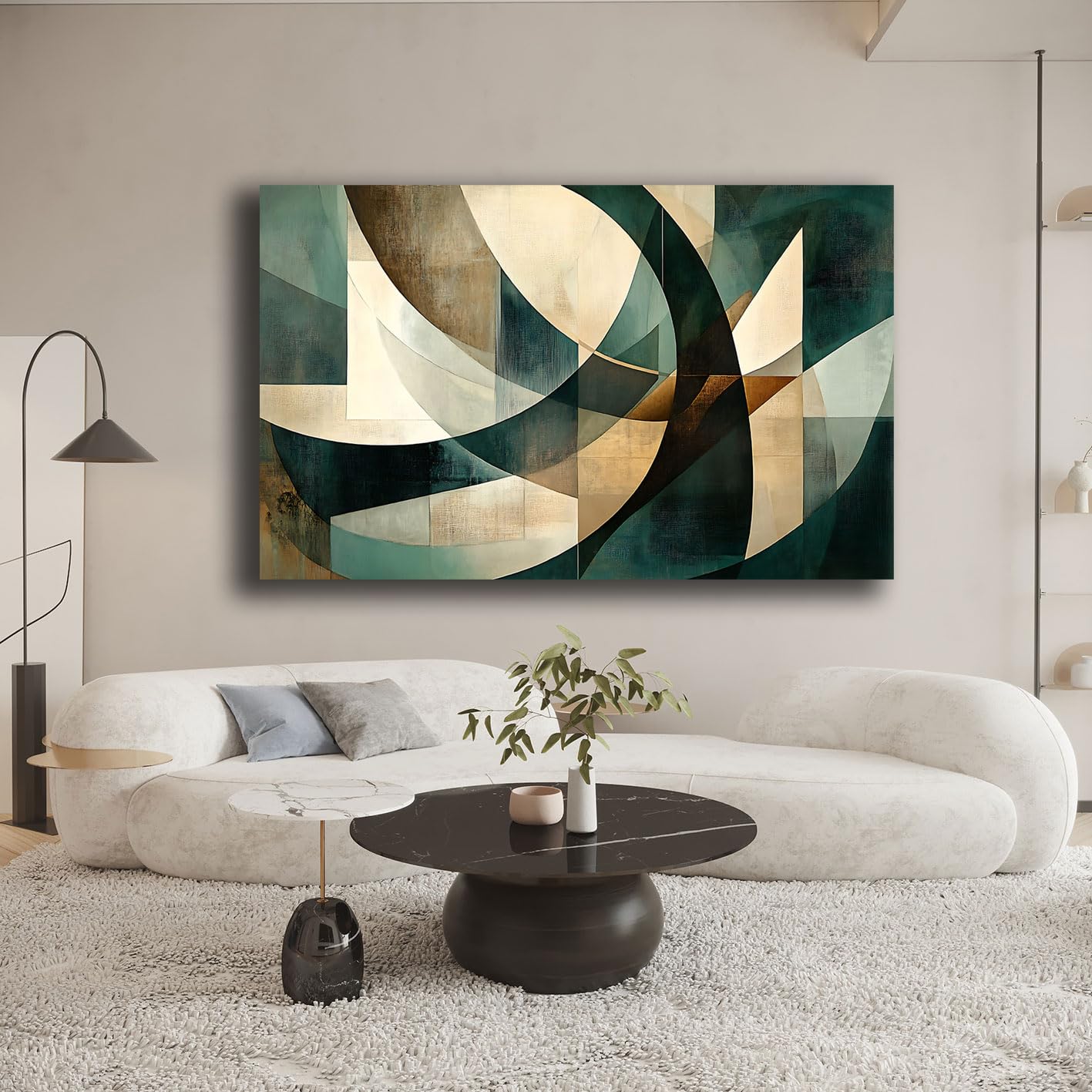 Quadri Moderni Soggiorno Verticale Astratto Industrial Quadro moderno Shabby chic da Parete XXL grande Stampa su tela Canvas Decorazione Murale muro Arredo Camera da letto Cucina (2, 50x100 cm)