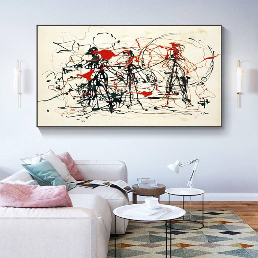ジャクソン・ポロック 抽象絵画ウォールアート 71hbstjRX4S._UF894,1000_QL80_.jpg