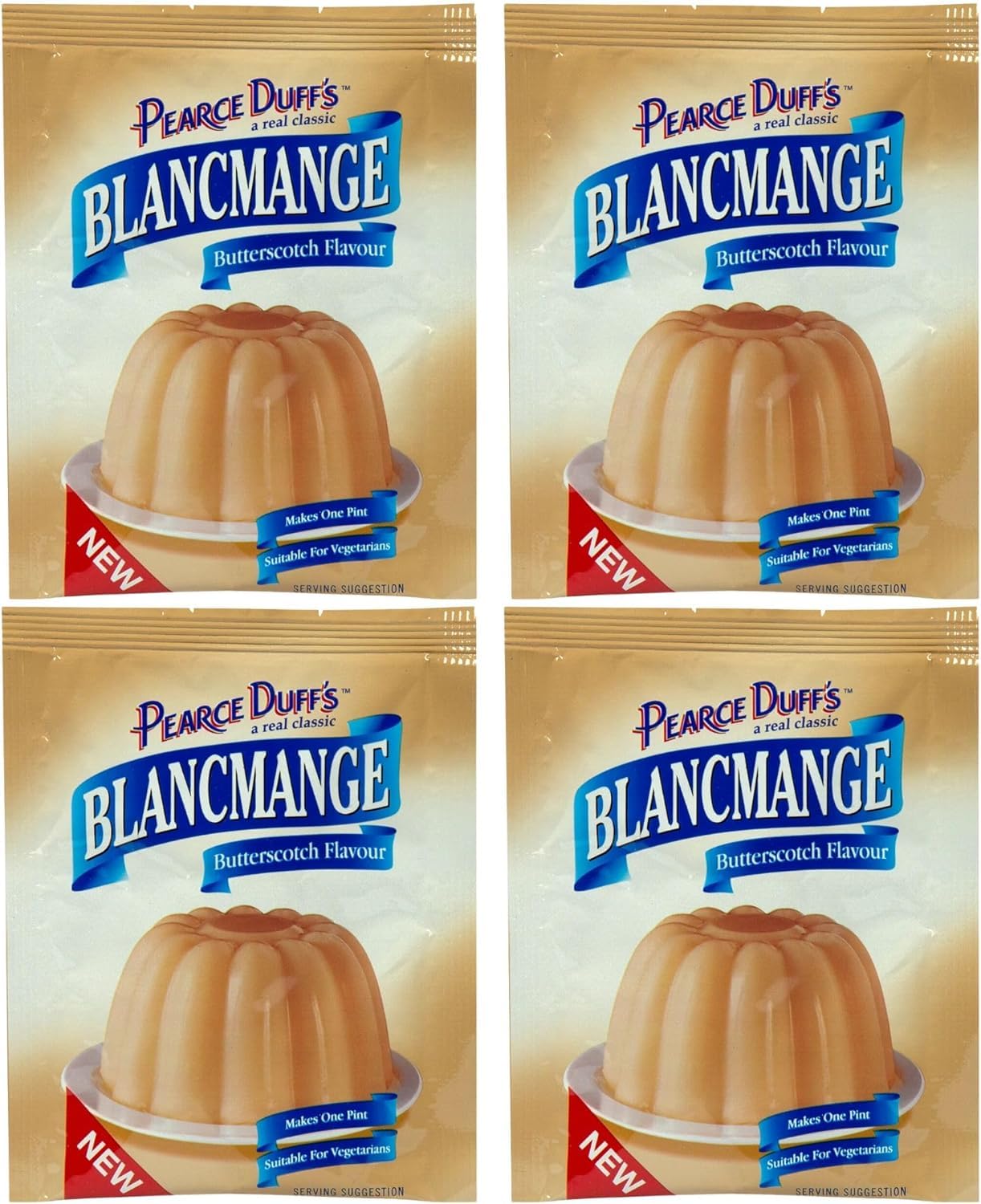 Blancmange Bundle Consisting of Pearce Duff's Butterscotch Blancmange 35g (4 Pack)