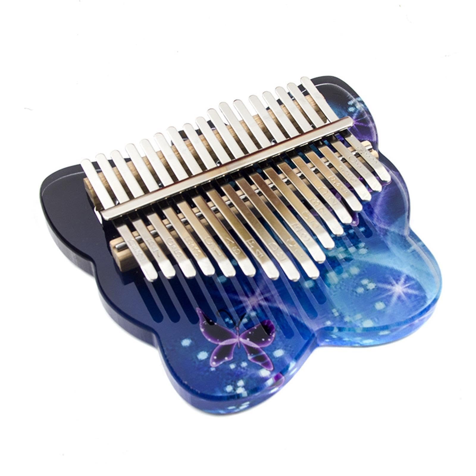 Przenośna Kalimba 17 Nut Kryształowa Kalimba