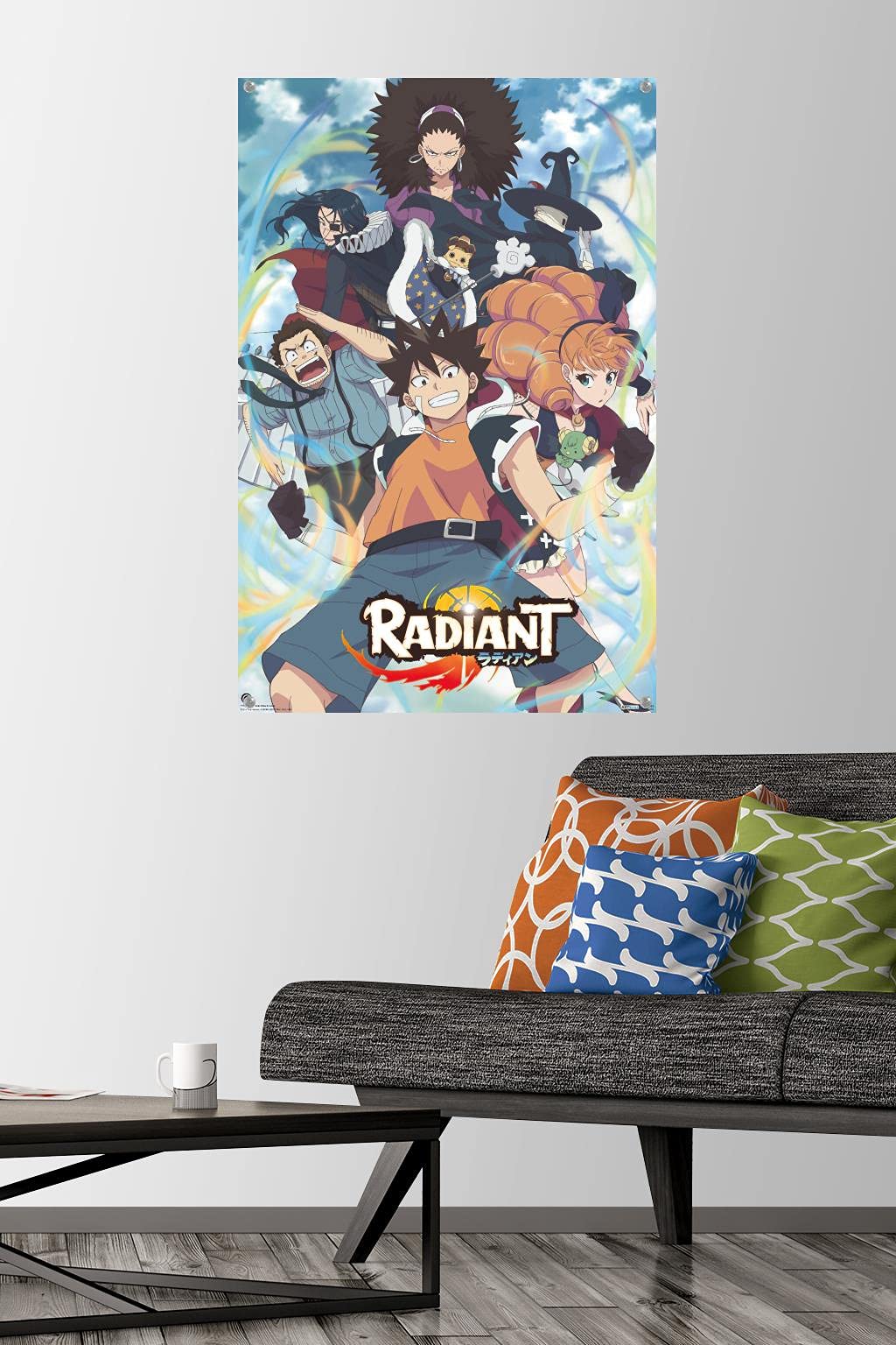 Amazon.co.jp: ラディアント - グループウォールポスター プッシュピン