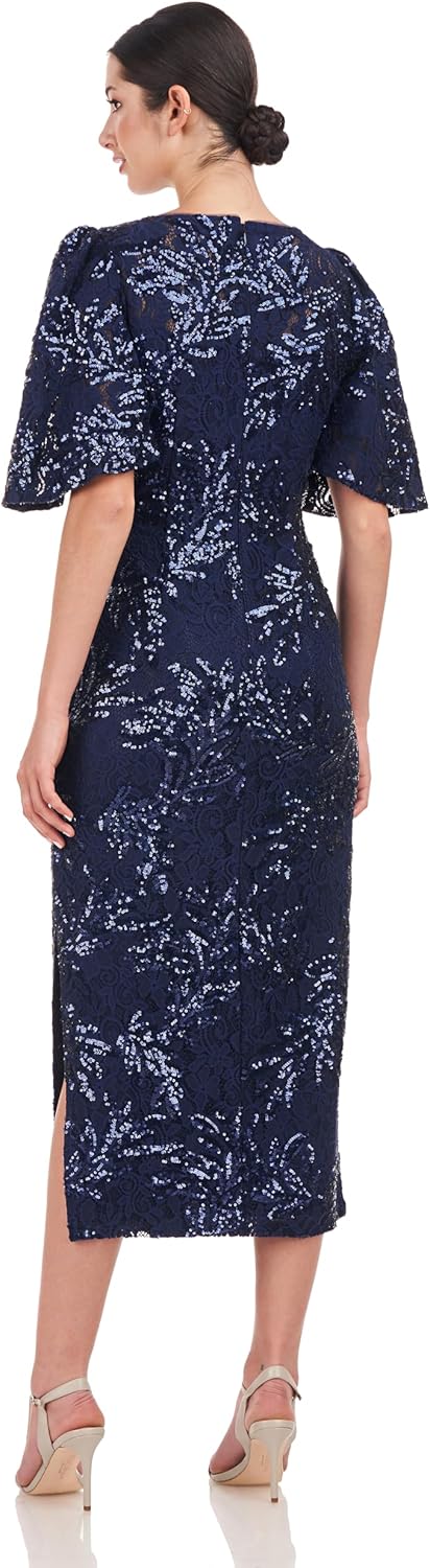 JS Collections Women's Adel Tea Length Dress - Image 4