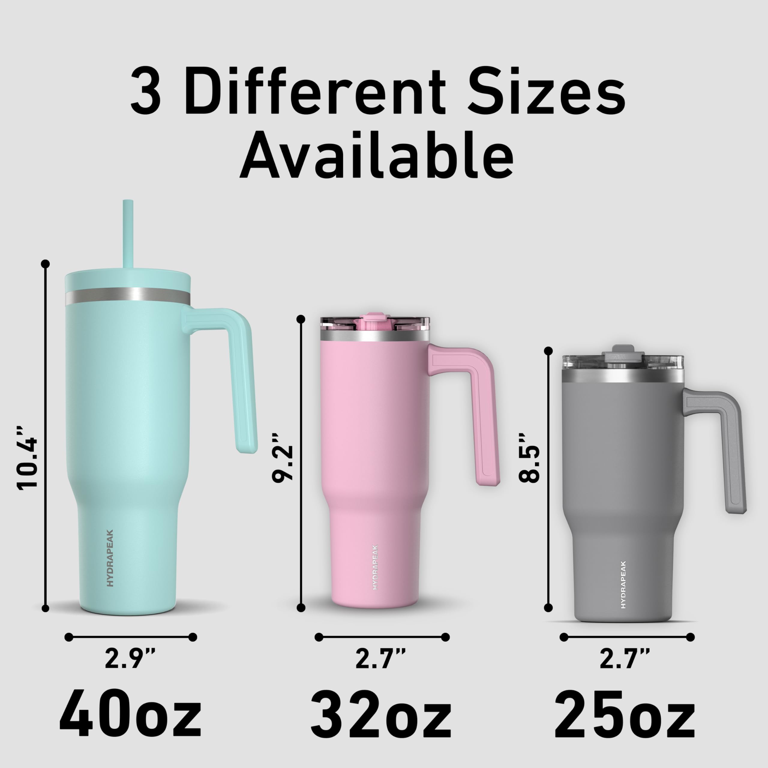 Amazon.com: Hydrapeak Voyager 25oz Insulated Tumbler with Handle