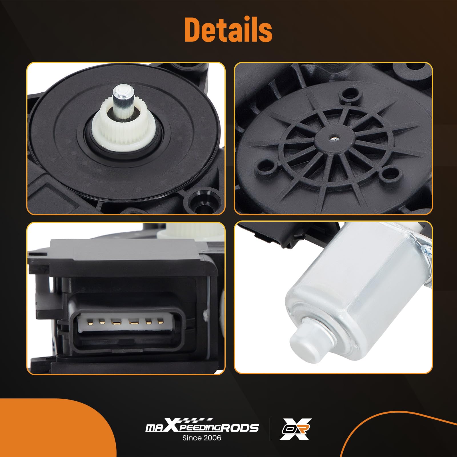 maXpeedingrods Alzacristallo elettrico anteriore sinistro compatibile con Hyundai Tucson 2016-2022, lato conducente, sostituire 82450D3010