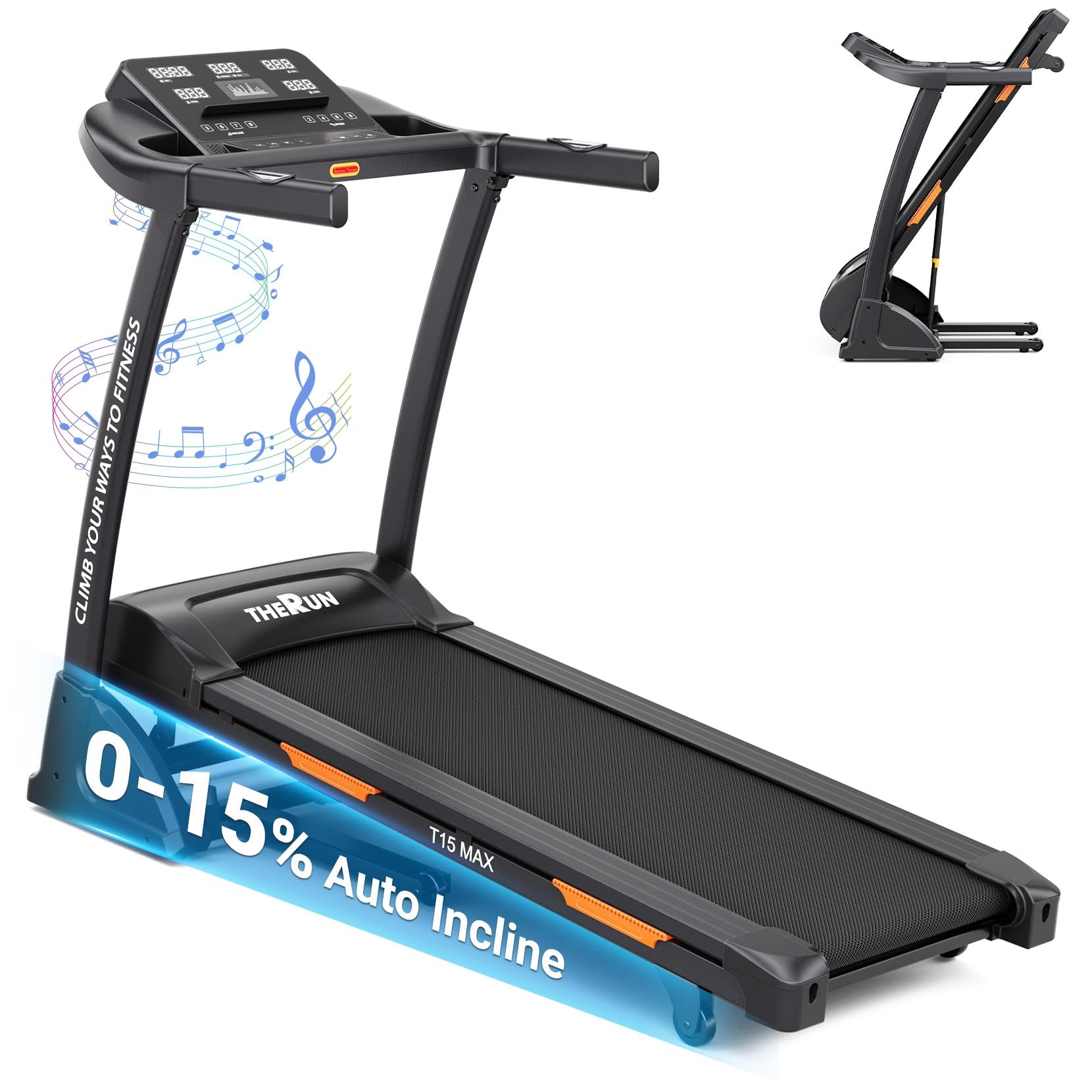 THERUN Auto Incline Treadmill