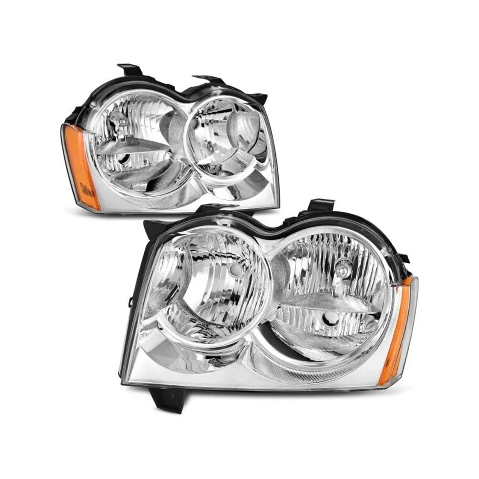 Faros Delanteros para Jeep para Grand para Cherokee 2005 2006 2007 Sin Lámpara Faro Delantero De Coche Faro Principal