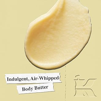 Kiehl's Creme de Corps Whipped Body Butter, Gentle Body Lotion, Provides Rich 24-Hour Hydration, For All Skin Types, 226g