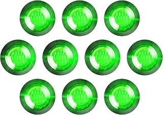 3/4" Boat LED Marine Lights Waterproof Courtesy Interior Deck Transom Cabin Livewell Navigation Clearance Round Lights for 12V Pontoon Kayak Yacht Sailboat Fishing Bass Boat……