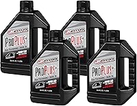 Vista 2 de Maxima Racing Oils 30-029128-3PK Pro Plus+ 10W-40 Aceite sintético para motor de motocicleta 1 galón, paquete de 3