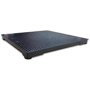 Liberty Scales Industrial Floor Scale with Indicator, Accurate Digital 60" x 60" 5x5 Pallet Scales for Warehouse or Shipping Weighing NTEP Certified Legal for Trade 10,000 lbs x 2 lb