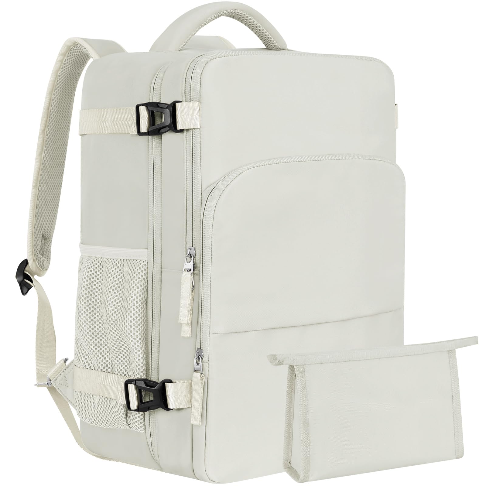 Carry-On Backpack 40L - Airline Approved Personal Item, Padded Laptop Compartment, USB Port, Includes Packing Cubes