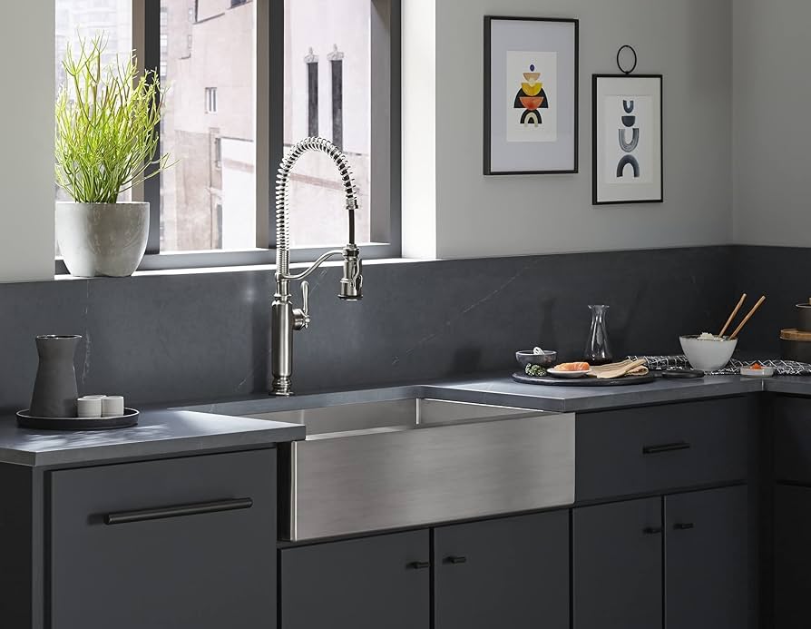 Amazon.com: KOHLER Tournant Semi-Professional Pull-Down