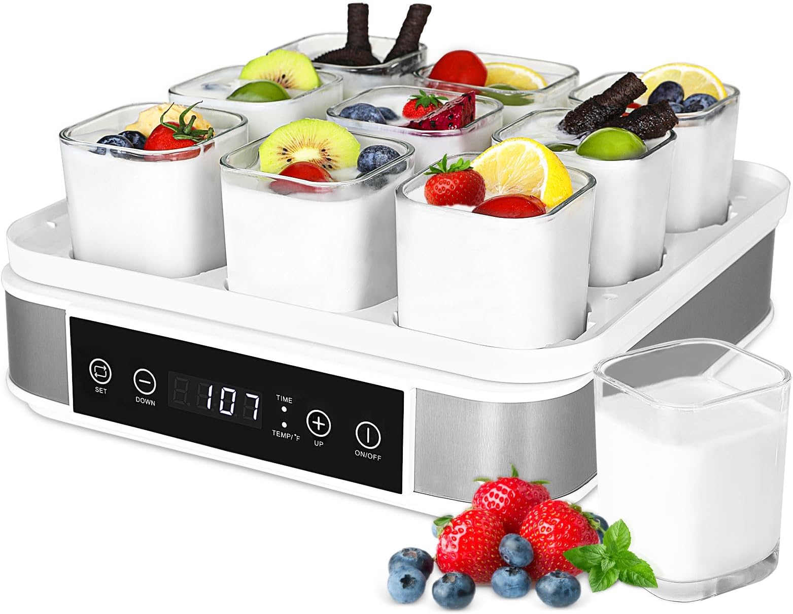 Suteck Yogurt Maker, Greek Yogurt Maker with Temperature