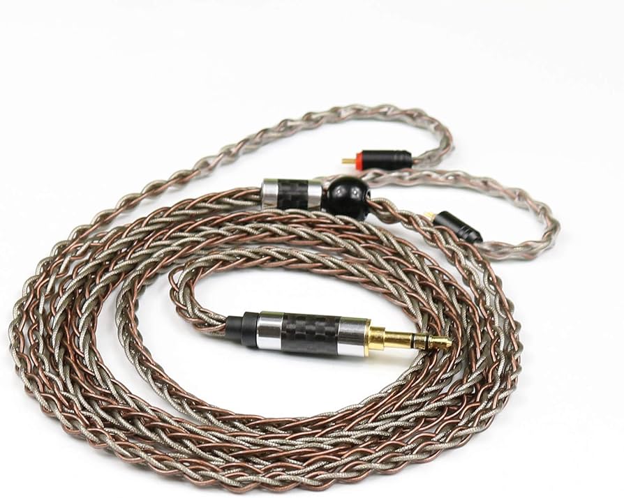 Amazon.co.jp: Senlee 8コアイヤホンアップグレードケーブル シングル