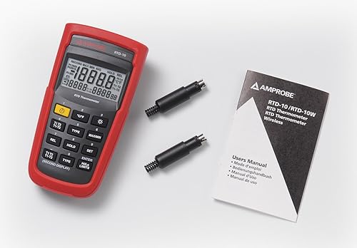 Miniatura 2 de Amprobe Termómetro digital RTD de doble entrada RTD-10