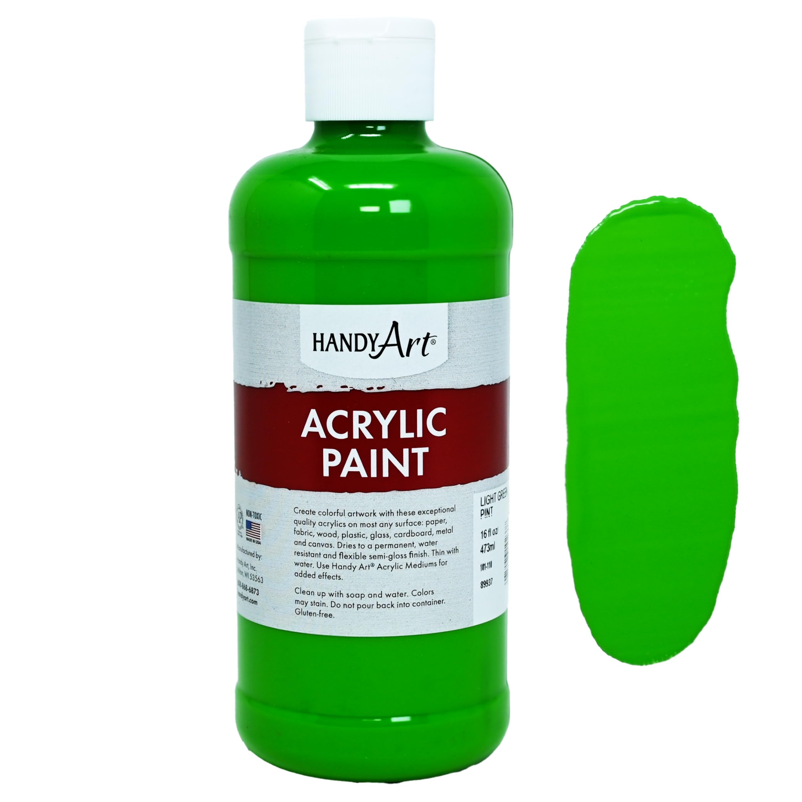 Student Acrylic Paint 16 ounce, Light Green