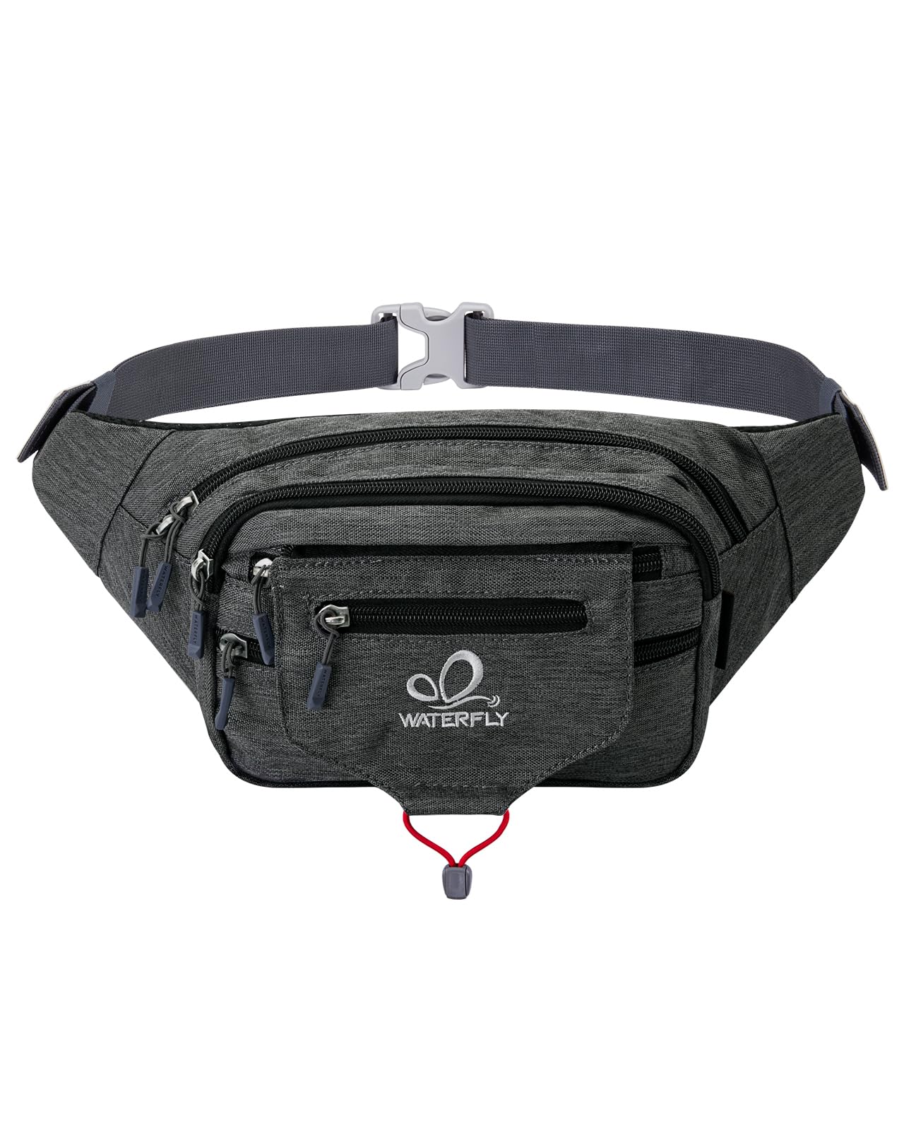 WATERFLY Bauchtasche Gürteltasche Damen und Herren Sport Hüfttasche für Laufen Fitness Joggen Wandern