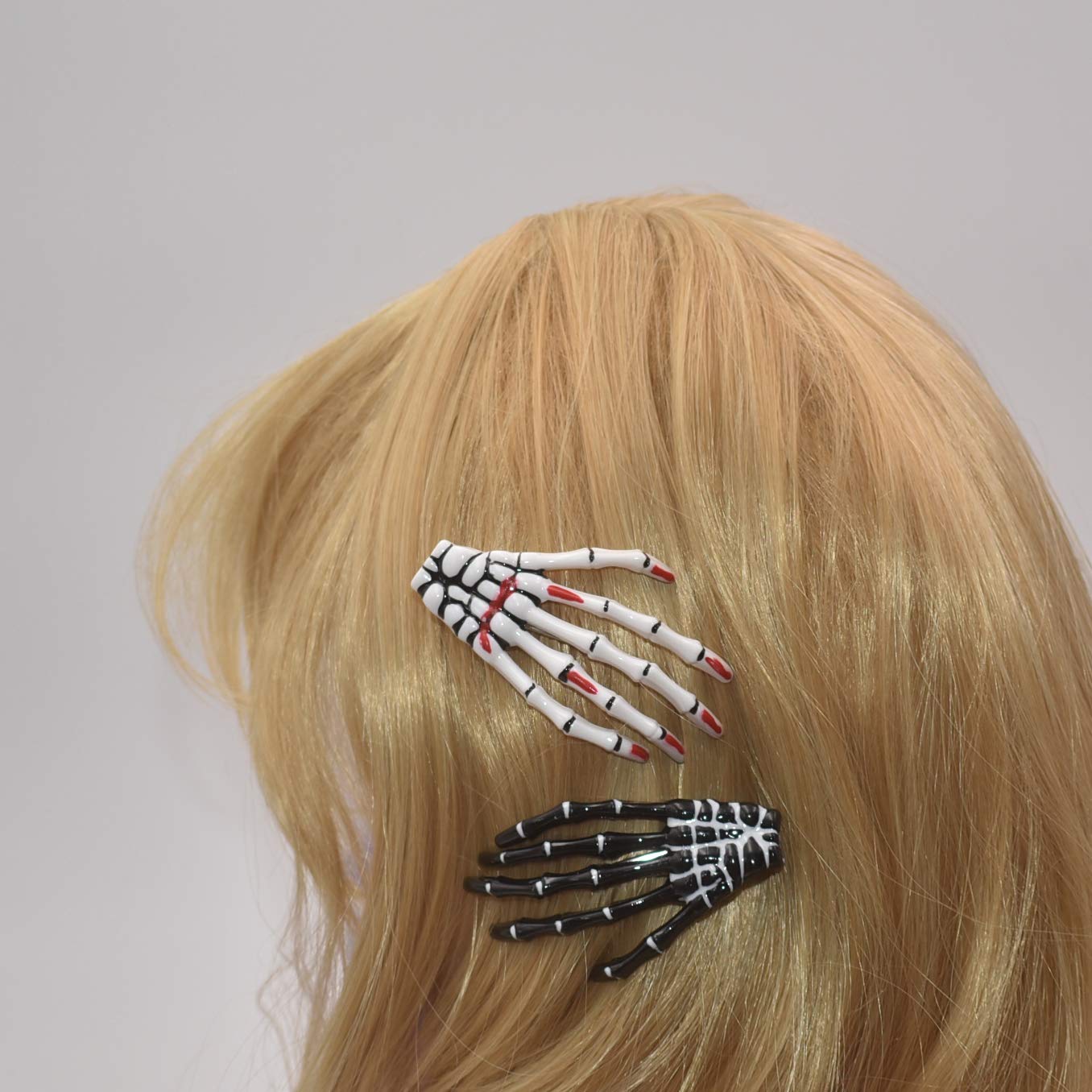 Amazon.com : 5 Pairs Red Nail White and Black 3 display picture 1