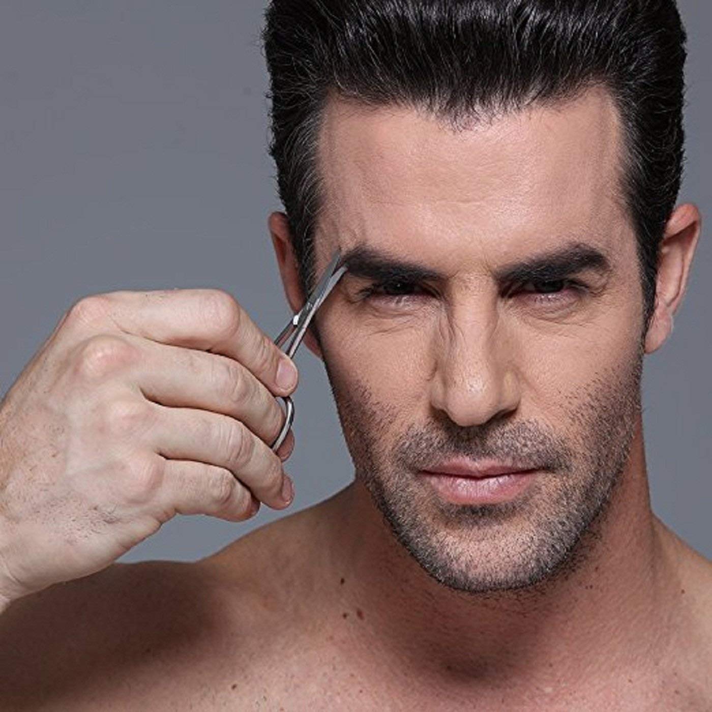 HimPrincy Stainless Steel Moustache/Beard/Eyebrow/Nose Hair Trimming Scissor for Men and Women 4
