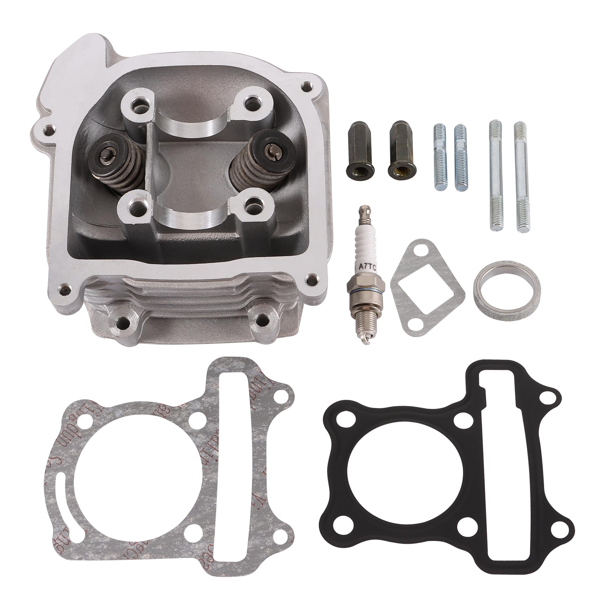 GOOFIT Soupapes de Culasse à Gros alésage 47 mm avec Joints de Rechange pour Gy6 80 CC ATV Go Kart Quad Scooter