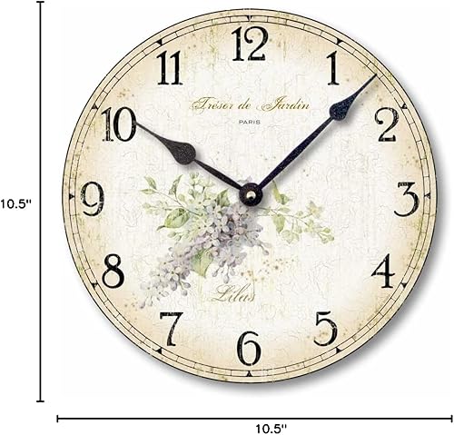 Miniatura 3 de Artículo C2000 Vintage Shabby Chic Estilo 10.5 Pulgadas Lilas Reloj