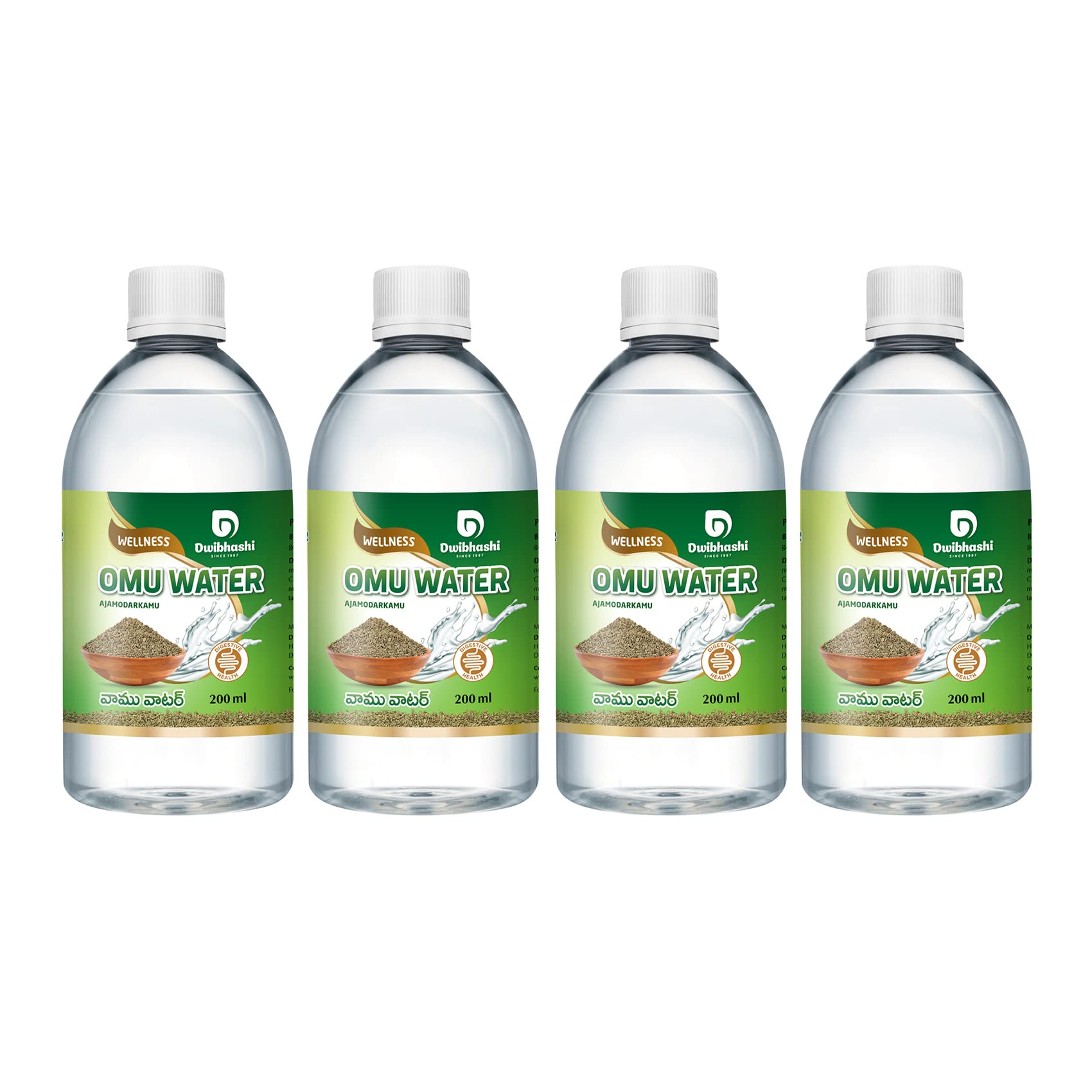 Dwibhashi Omu Water | Improving Indigestion,Stomach Ache | 800 ml (pack of 4) (B0BJKGSTFB) Amazon Price History, Amazon Price Tracker