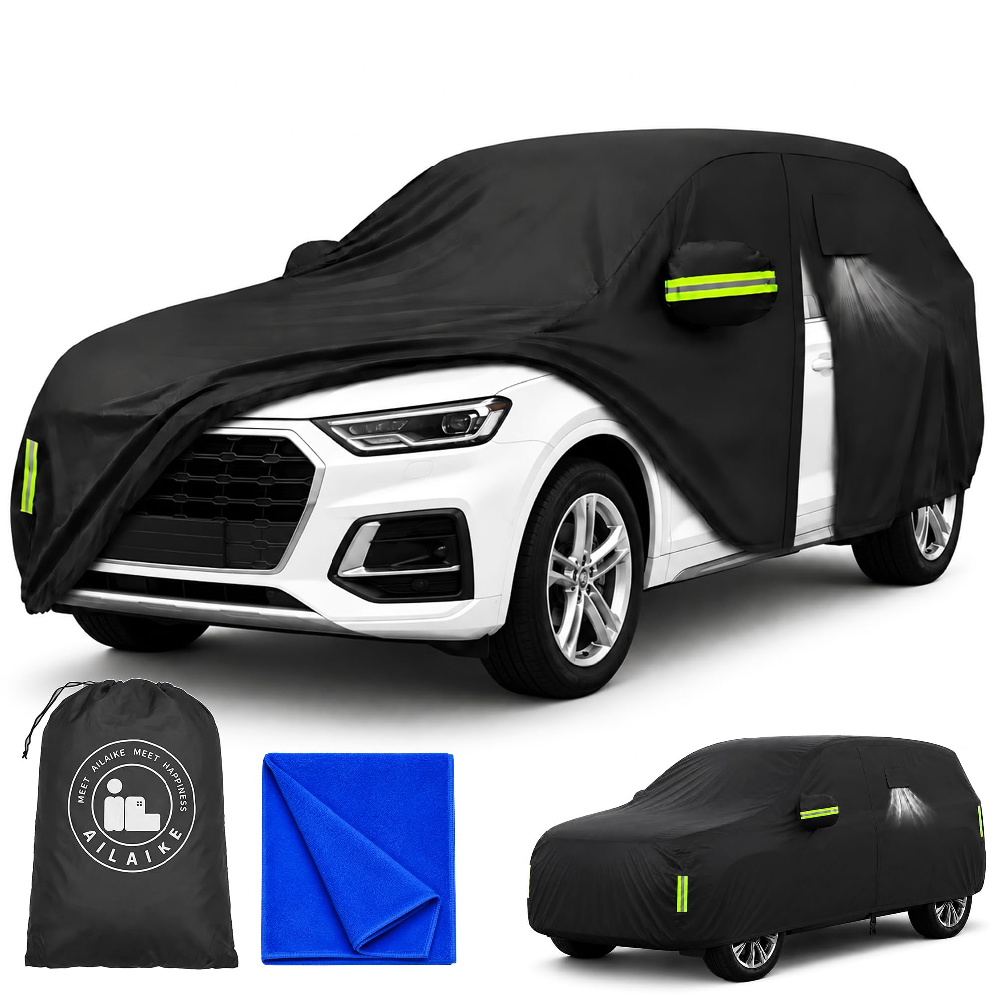 Car Cover Waterproof All Weather Custom Fit for Audi Q5.