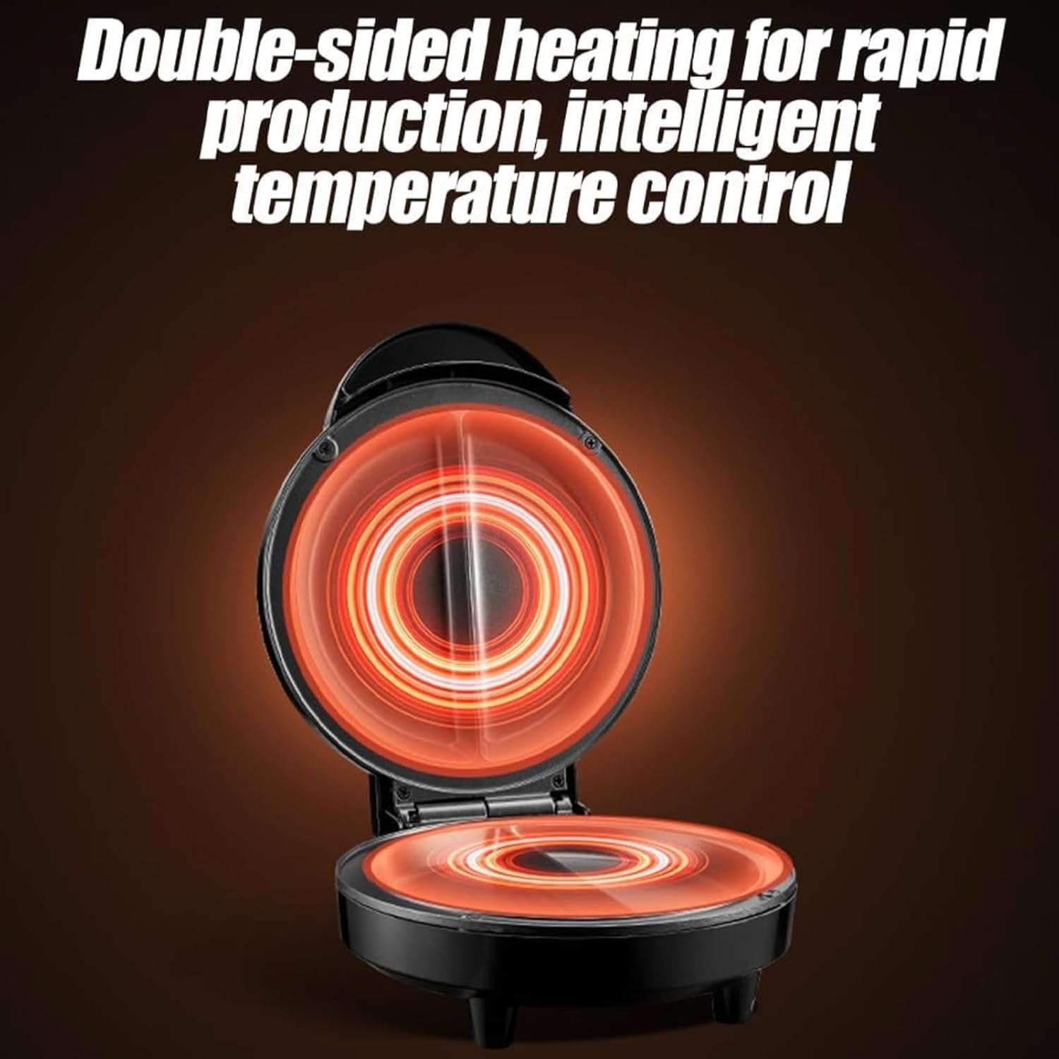 Dual zone electric omelette maker, Omelette Pan Nonstick, Compact Breakfast Maker for 2 Omelettes Simultaneously, with Indicator Lights Anti-Silp Base Anti-Scald Handle, No Flipping & Stove (1pcs)