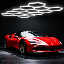 Hexagon Lights Garage LED System 14 Grid with 538W 64500LM for Workshop