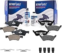 Vista 83 de Detroit Axle - Pastillas de freno para Pontiac Grand Prix 2005-2008, Buick LaCrosse Allure 2005-2009, pastillas de freno de cerámica con repuesto