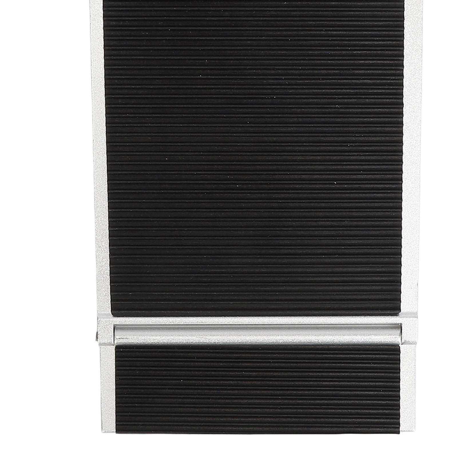 KIMISS Rampa de Umbral Ajustable de Aleación de Aluminio para Sillas de Ruedas, Rampa de Acceso de Movilidad Antideslizante para Entrada Al Hogar y Al Baño, 1 par